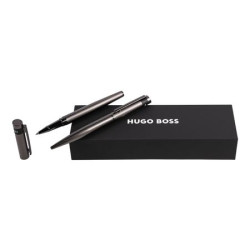 Parure publicitaire Loop Diamond stylo bille et stylo roller HUGO BOSS