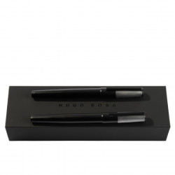 Parure publicitaire Gear Minimal stylo roller et stylo plume HUGO BOSS