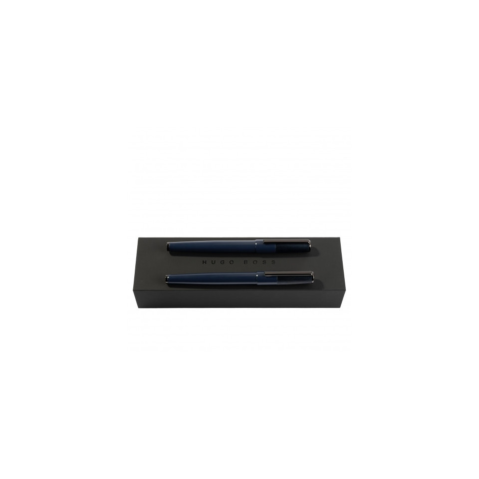 Parure publicitaire Gear Minimal stylo roller et stylo plume HUGO BOSS
