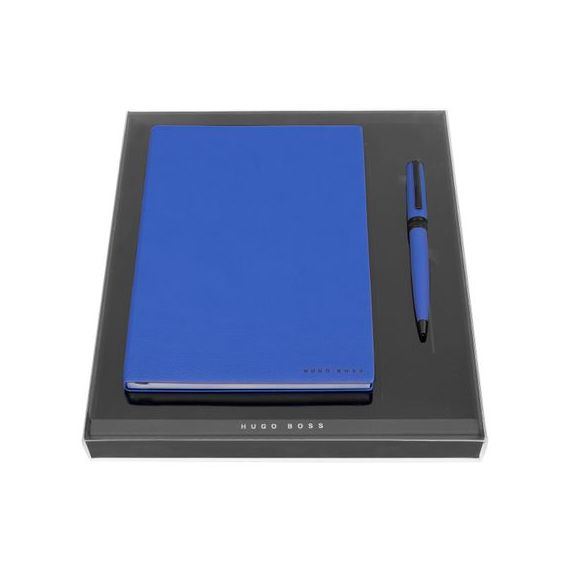 Parure publicitaire stylo bille et carnet A5 HUGO BOSS