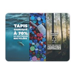 Tapis de souris textile publicitaire sublimation fabriqué en Europe  caoutchouc 2 mm