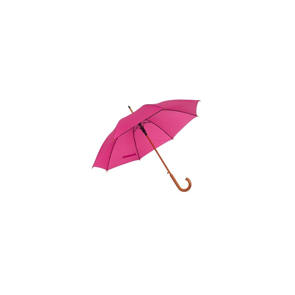 Parapluie publicitaire rose personnalisable automatique103 cm