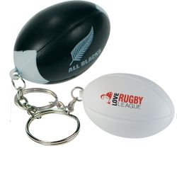 Porte-Clés ballon de rugby Anti-stress personnalisable