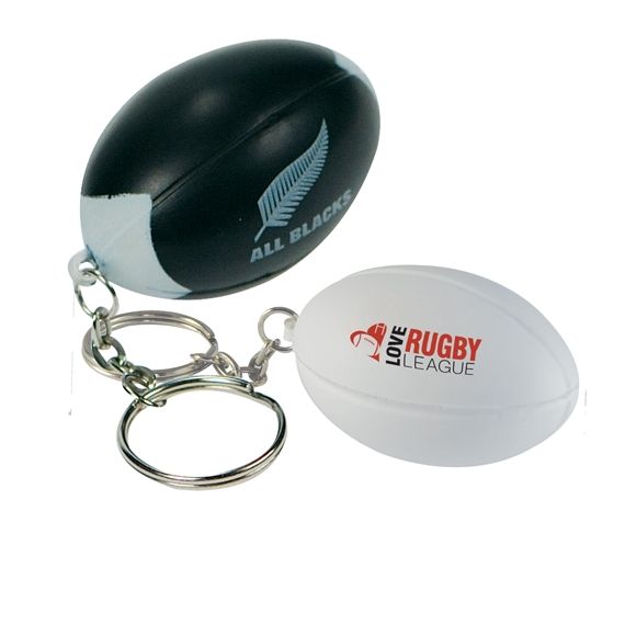 Porte-Clés ballon de rugby Anti-stress personnalisable