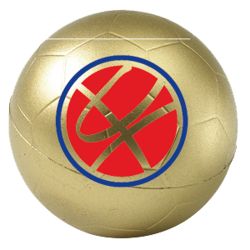 Ballon de foot anti-stress publicitaire personnalisé