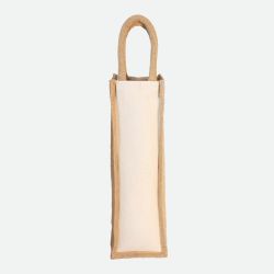 Sac pour bouteille en toile de jute naturelle personnalisé 320 gr 