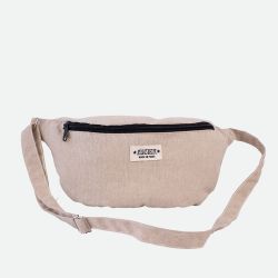 Sac banane en coton naturel230 gr personnalisé fabriqué en Europe Oeko-Tex