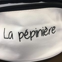 Sac banane en coton Recyclé 220 gr personnalisé fabriqué en Europe Oeko-Tex