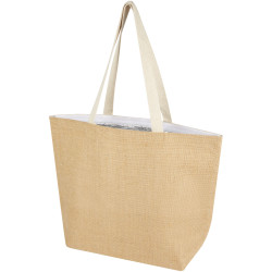 Sac publicitaire shopping isotherme Juta de 12 L en jute 300 g/m²