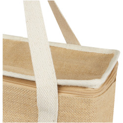 Sac publicitaire isotherme Juta de 19 L en jute 300 g/m²