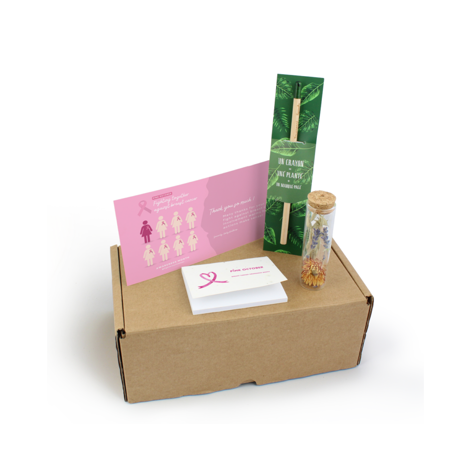 Box publicitaire cadeau nature