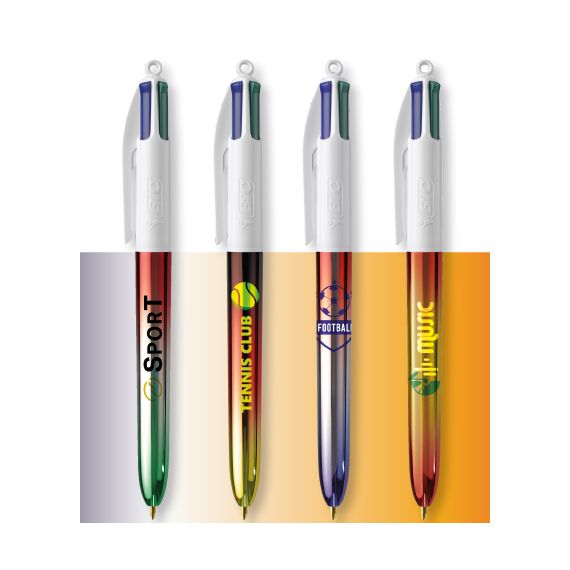 Stylo Bic ® 4 Couleurs Flags Collection Personnalisable