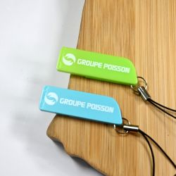 Clé USB publicitaire biodégradable fabriquée en France KeyPop Green Desk