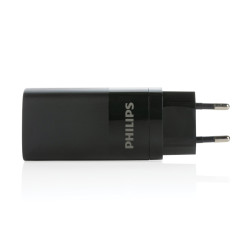 Chargeur publicitaire mural USB 3 ports PD ultra-rapide Philips 65 W