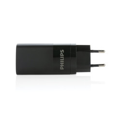 Chargeur publicitaire mural USB 3 ports PD ultra-rapide Philips 65 W