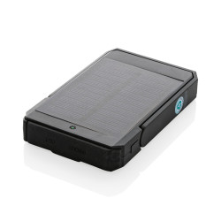 Powerbank publicitaire solaire 5000 mAh et 10W en plastique RCS Skywave