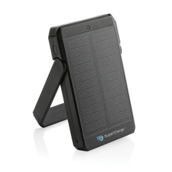 Powerbank publicitaire solaire 5000 mAh et 10W en plastique RCS Skywave