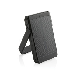 Powerbank publicitaire solaire 5000 mAh et 10W en plastique RCS Skywave