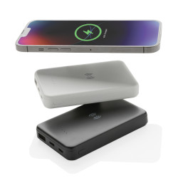 Powerbank publicitaire 5000mAh avec induction 5W en plastique recyclé RCS