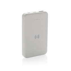 Powerbank publicitaire 5000mAh avec induction 5W en plastique recyclé RCS