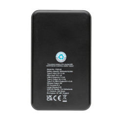 Powerbank publicitaire 5000mAh avec induction 5W en plastique recyclé RCS