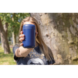Mug publicitaire isotherme en acier inoxydable recyclé certifié RCS Brew