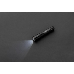 Lampe publicitaire torche 3W rechargeable par USB en alu RCS Gear X