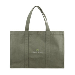 Grand tote bag publicitaire en toile recyclée AWARE™ Hilo VINGA