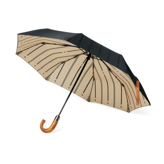 Parapluie publicitaire 21" automatique en rPET 190T AWARE™ VINGA