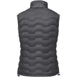 Bodywarmer publicitaire duvet isotherme Epidote recyclé certifié GRS pour femme