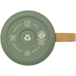 Tasse publicitaire Bjorn de 360 ml en acier inoxydable recyclé certifiée RCS avec isolation sous vide et couche de cuivre