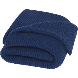 Couverture publicitaire tricotée Suzy de 150 x 120 cm en polyester certifié GRS Couverture publicitaire tricotée Suzy de 150 x 120 cm en polyester certifié GRS