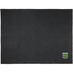 Couverture publicitaire tricotée Suzy de 150 x 120 cm en polyester certifié GRS Couverture publicitaire tricotée Suzy de 150 x 120 cm en polyester certifié GRS