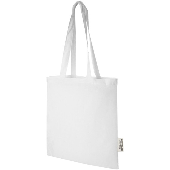 Sac publicitaire shopping Madras en coton certifié GRS de 140 g/m2 de 7 L