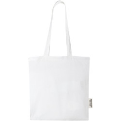 Sac publicitaire shopping Madras en coton certifié GRS de 140 g/m2 de 7 L