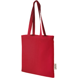 Sac publicitaire shopping Madras en coton certifié GRS de 140 g/m2 de 7 L