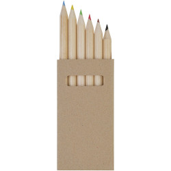 Set publicitaire de coloriage Artemaa avec 6 crayons