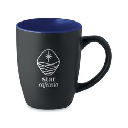 Mug en céramique noire personnalisé 290 ml