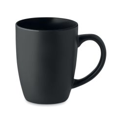 Mug en céramique noire personnalisé 290 ml