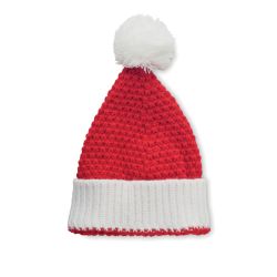 Bonnet de noël tricoté personnalisé