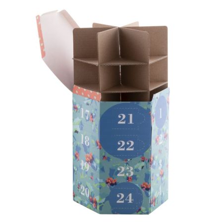 Calendrier De L'Avent Vide À Remplir Soi Meme 2025, 24 Boîtes