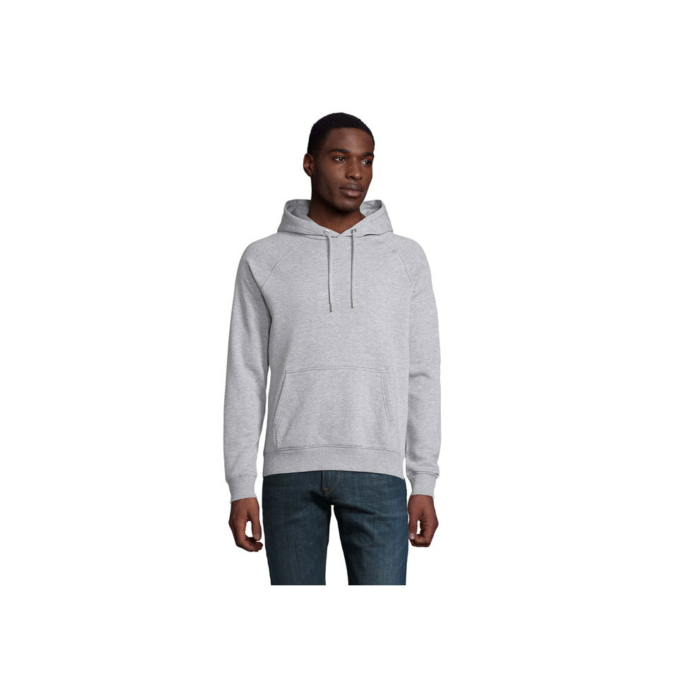 Sweater à capuche personnalisé coton organique et coton recyclé