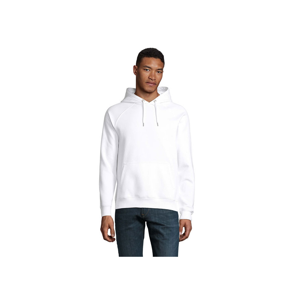 Sweater à capuche personnalisé coton organique et coton recyclé