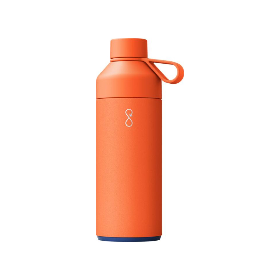 Bouteille publicitaire d'eau Big Ocean Bottle de 1 000 ml avec isolation par le vide