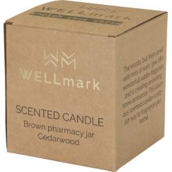 Bougie parfumée personnalisée WELLmark Let' s Get Cozy 650 g fabriquée en Europe