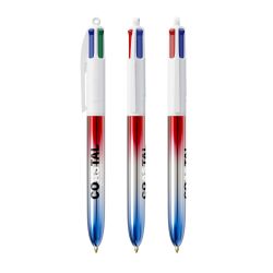 Stylo BIC® 4 couleurs personnalisé drapeau Flags Collection 