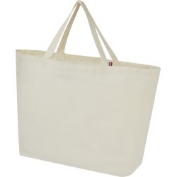 Sac shopping Cannes personnalsable en tissu recyclé de 200 g/m2