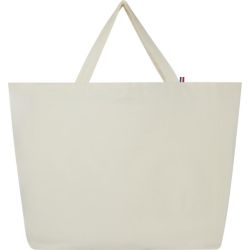 Sac shopping Cannes personnalsable en tissu recyclé de 200 g/m2