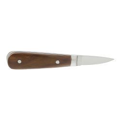 Couteau à huîtres personnalisé bois inox
