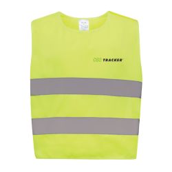 Gilet haute visibilité personnalisé de signalisation en rPET GRS enfant